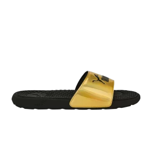 Puma Wmns Cool Cat Distressed Slide 'Team Gold' Sneakers Gold Team/Black 386722 02