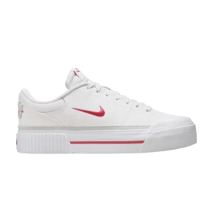 Nike Wmns Court Legacy Lift 'White Aster Pink' Summit white/Light silver/Aster pink FV5526 102