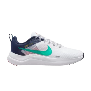 Nike Wmns Downshifter 12 'White Clear Jade' White/Obsidian/Spicy Red/Clear Jade DD9294 103