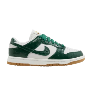 Nike Wmns Dunk Low LX 'Gorge Green Ostrich' Ghost/Gulch Green/Sail/Metallic Gold FJ2260 002