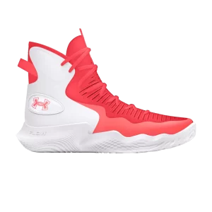 Under Armor Wmns Flow Ace Highlight 'White Beta' Sneakers White/Beta/Red 3027083 101