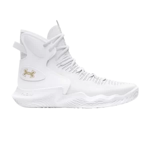 Under Armor Wmns Flow Ace Highlight 'White Metallic Gold' Sneakers White/Gold metallic 3027083 100