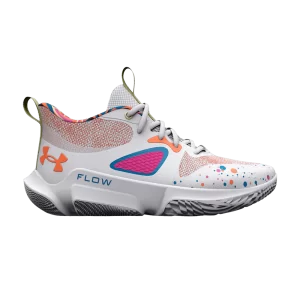 Under Armor Wmns Flow Breakthru 3 LE 'Polka Dots' Sneakers White/Pink edge 3026761 100