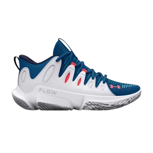 Under Armor Wmns Flow Breakthru 4 'Cosmic Blue Beta 'Sneakers White/Space Blue/Beta 3026641 100