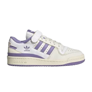 adidas Wmns Forum 84 Low 'Off White Purple' Sneakers White color/White color/White shoes HQ4375