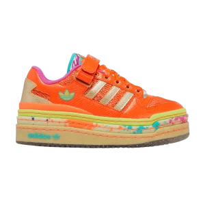 adidas Wmns Forum Low Triple Platform 'Carnival' Sneakers Impact Orange/Metallic Gold/Semi-Solar Orange ID8642