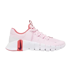 Nike Wmns Free Metcon 5 Premium 'Pink Foam Adobe' Pink Foam/Adobe/Platinum Tint/Dark Team Red DV3950 603