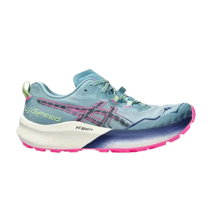 ASICS Wmns Fuji Speed 2 'Gris Blue Pink' Grizz Blue/Black 1012B515 400