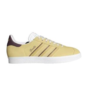 adidas Wmns Gazelle 'Almost Yellow Maroon 'Sneakers Almost yellow/Oats/Maroon IE0443