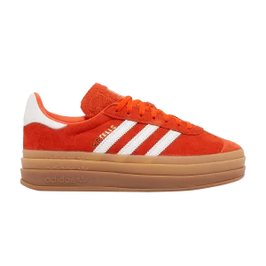 adidas Wmns Gazelle Bold 'Collegiate Orange Gum' Sneakers Orange/Cloud White/Metallic Gold IG8672