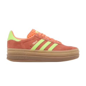 adidas Wmns Gazelle Bold 'Solar Orange Green' Sneakers Sunny Orange/Sunny Green/Bubble Gum M2 H06126