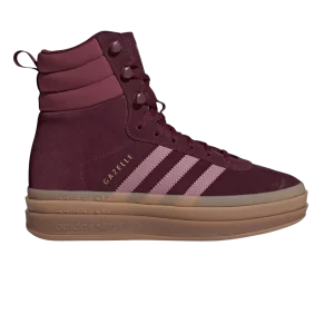 adidas Wmns Gazelle Boot 'Maroon Gum' Sneakers Maroon/Wonderful Orchid/Metallic Gold ID6882