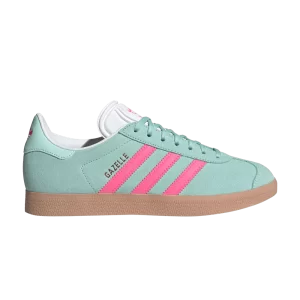 adidas Wmns Gazelle 'Semi Flash Aqua Lucid Pink' Sneakers Half Flash Aqua/Lucid Pink/White JI1375