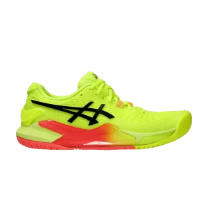 ASICS Wmns Gel Resolution 9 'Paris' Sneakers Safety Yellow/Black 1042A274 750