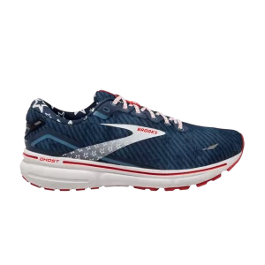 Brooks Wmns Ghost 15 'Independence Day' Sneakers Titanium/White/Picoate 120380 1B 449