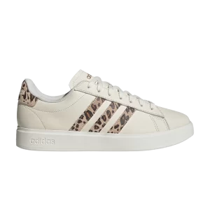 adidas Wmns Grand Court 2.0 'Magic Beige Leopard' Sneakers White/Magic Beige/Matte Gold IH7761