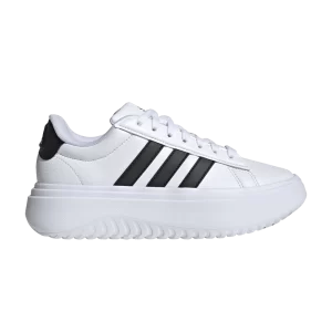 adidas Wmns Grand Court Platform 'White Black' Sneakers White cloud/Black color/Black color IE1092