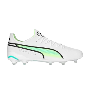 Puma Wmns King Ultimate FG AG 'Pursuit Pack 'Sneakers White/Black/Fast Yellow/Electric Mint 107262 02