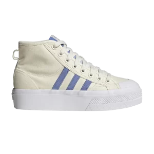 adidas Wmns Nizza Platform Mid 'Blue Fusion' White/Fusion Blue/Cloud White FZ6189