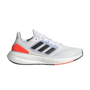 adidas Wmns PureBoost 22 'Crystal White Orange' Crystal White/Black/Cloud White HQ8582