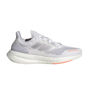 adidas Wmns PureBoost 22 Heat.RDY 'White Coral Fusion' Cloud White/Metallic Silver/Coral Fusion HQ1420