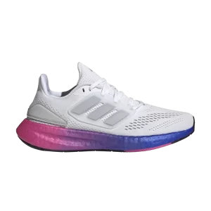 adidas Wmns PureBoost 22 'White Lucid Fuchsia' Sneakers Cloud White/Grey Two/Radiant Fuchsia HQ8576