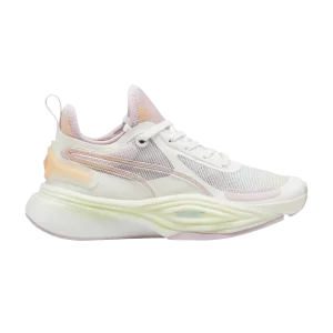 Puma Wmns PWR XX Nitro Squared 'Peach Fizz 'Sneakers Warm White/Grape Mist/Peach Fizz 379566 02