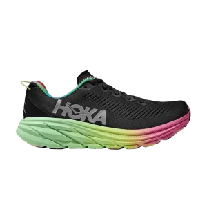 HOKA Wmns Rincon 3 'Black Rainbow' Sneakers Black/Silver 1119396 BKSV