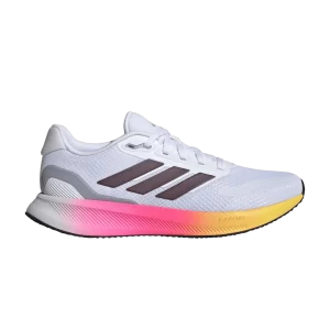 adidas Wmns Runfalcon 5 'White Lucid Pink' Sneakers Cloud White/Aurora Metallic/Black IE0527