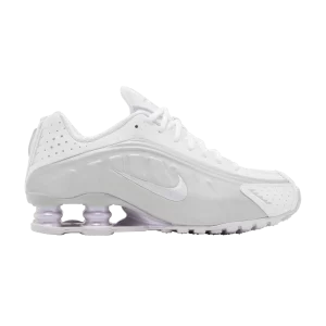 Nike Wmns Shox R4 'Platinum Barely Grape' White/Platinum Metallic/Platinum Tint/Hardly Grape HF5076 100