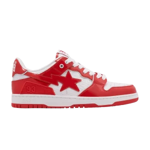 Sneakers BAPE Wmns Sk8 Sta #5 'Luxury Sport Monogram – Red 'Red 1J20291003 RED