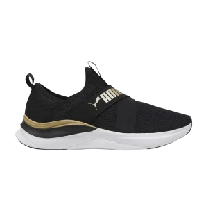 Sneakers Puma Wmns Softride Harmony Slip-On 'Black Gold 'Black/White 379606 01