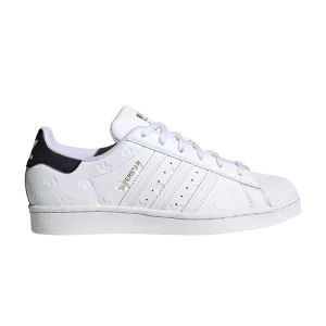 adidas Wmns Superstar 'Allover Debossed Trefoils – White Black 'White cloud/White cloud/Black color HQ1936