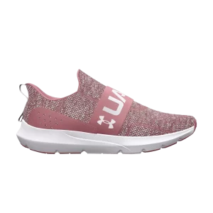 Under Armor Wmns Surge 3 Slip 'Pink Elixir 'Sneakers Elixir Pink/Metallic Silver 3026507 601