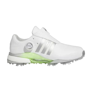 adidas Wmns Tour 360 24 BOA Golf 'White Silver Metallic Green' Cloud White/Metallic Silver/Sparkle Green IF0264