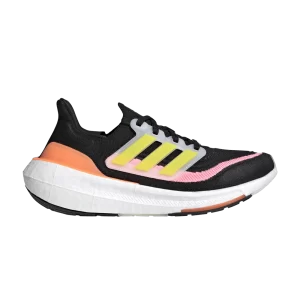 adidas Wmns UltraBoost Light 'Black Yellow Orange' Black/Bright Yellow/Cloud White HQ6346