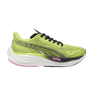 Puma Wmns Velocity Nitro 3 'Psychedelic Rush' Sneakers Lime Pow/Black/Poison Pink 380081 01