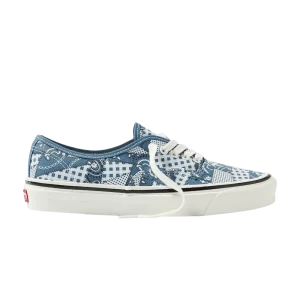 Vans WP x Authentic 44 DX 'Paisley Patchwork – True Navy 'Sneakers True White/Og Navy VN0A7Q5CIGV