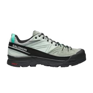 Salomon X-ALP Leather 'Green Milieu' Sneakers Black/Green Wednesday/Bay L47596100