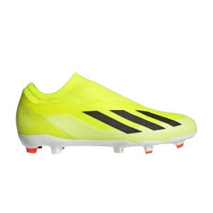 adidas X Crazyfast League Laceless FG 'Solar Energy Pack' Team Sunny Yellow/Black/Cloud White IG0622