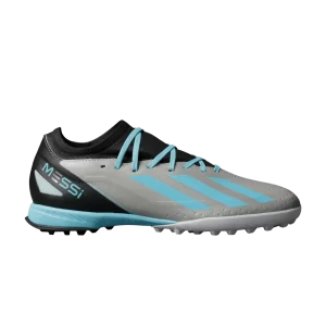 adidas X Crazyfast Messi.3 TF 'Infinito Pack' Metallic Silver/Bliss Blue/Black IE4074