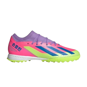 adidas X Crazyfast Son.3 TF 'South Korea Nightlife' Sneakers Radiant Lemon/Bright Royal/Lucid Pink ID2623