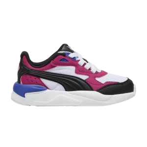 Puma X-Ray Speed Little Kid 'Mauved Out Magenta Gleam' Sneakers White/Black/Moody/Purple Glitter 384899 28