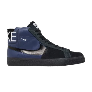 Nike Zoom Blazer Mid Premium SB 'Deconstructed - Midnight Navy Black' Midnight Navy/Football Grey/Anthracite/Black FD5113 400