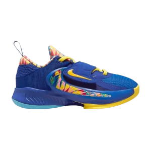 Nike Zoom Freak 4 SE PS 'Kaleidoscope' Deep Royal Blue/Opti Yellow/Bright Crimson/University Gold DV3016 400