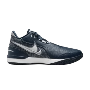 Nike Zoom LeBron NXXT Gen AMPD 'Armory Navy' Gun Navy/Flat Pewter/Metallic Silver FJ1566 400