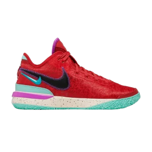 Nike Zoom LeBron NXXT Gen 'Track Red' Track Red/Black/Thil Nebula/Emerald Sunrise DR8784 600