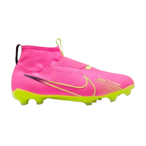 Nike Zoom Mercurial Superfly 9 Pro FG GS 'Luminous Pack' Pink Burst/Gridiron/Volt DJ5606 605