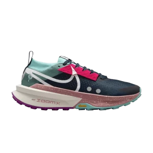 Nike ZoomX Zegama 2 'Armory Navy Green Frost' Weapon Fleet/Green Frost/Bright Grape/Sail FD5190 400