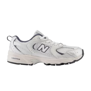 New Balance 530 Bungee Little Kid 'Summer Fog Navy' Sneakers Summer Fog/Cloud Nimbus/Navy PZ530KA